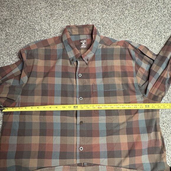 Basspro - Red Head Brand Mens Lightweight Flannel Long Sleeve Size XL - Picture 3 of 7